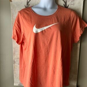 Nike Women's Short Sleeve Tee in Orange